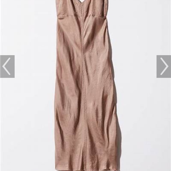 Medium Aritzia dress. Gorgeous silky fabric. EUC - Picture 2 of 9